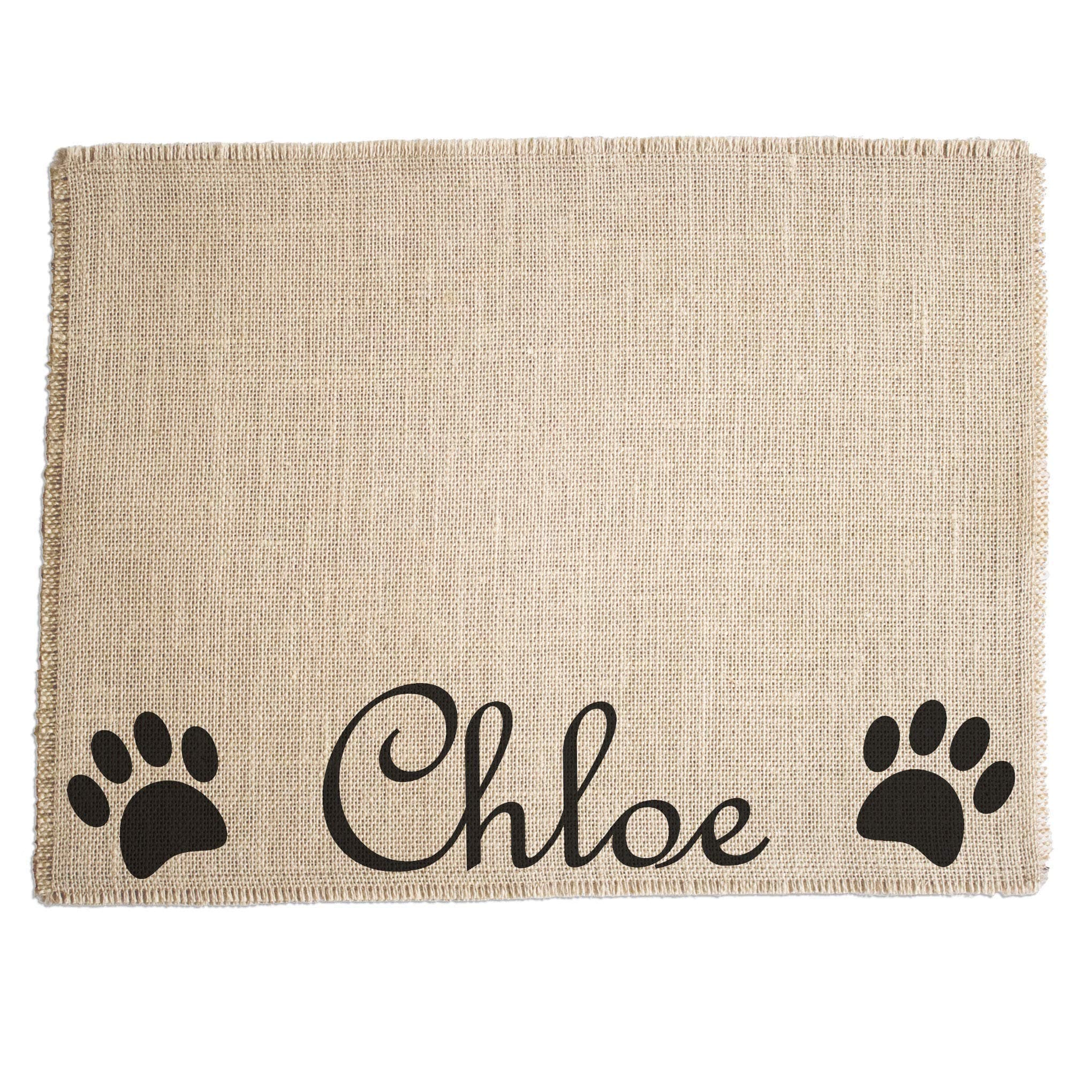 Custom puppy dog pet placemat