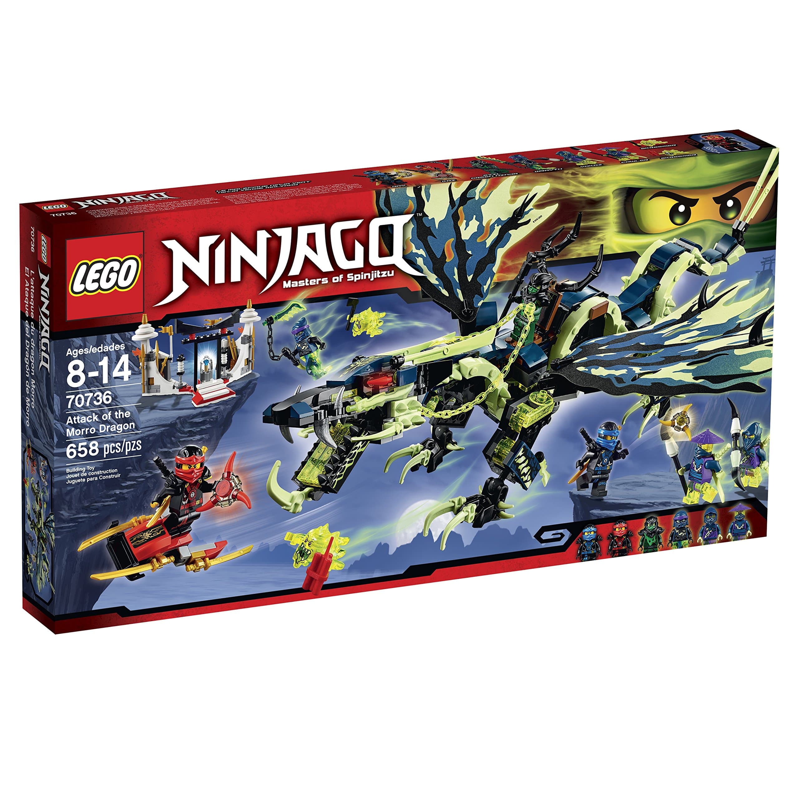 LEGO Ninjago 70736 Attack of The Morro Dragon Building Kit