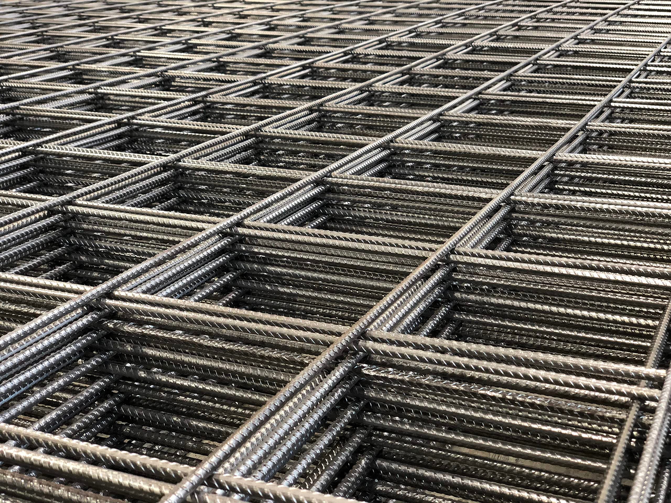 A142 Steel Concrete Reinforcement Fabric Mesh 6mm Thick Bar Panels 1 x 2.44m x 1.22m 200mm x 200mm Hole Size