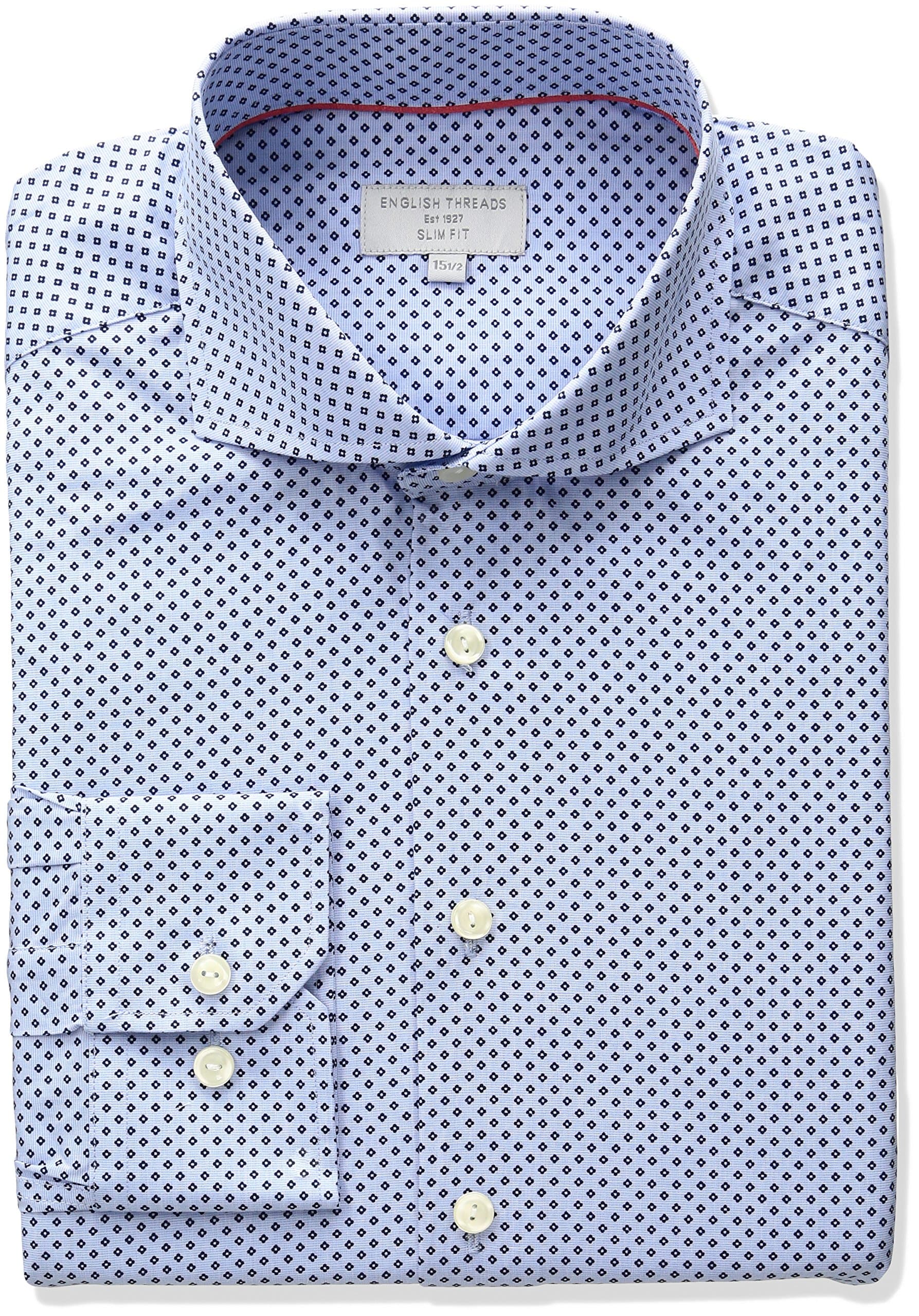 Men's Slim Fit Diamond Dress Shirt