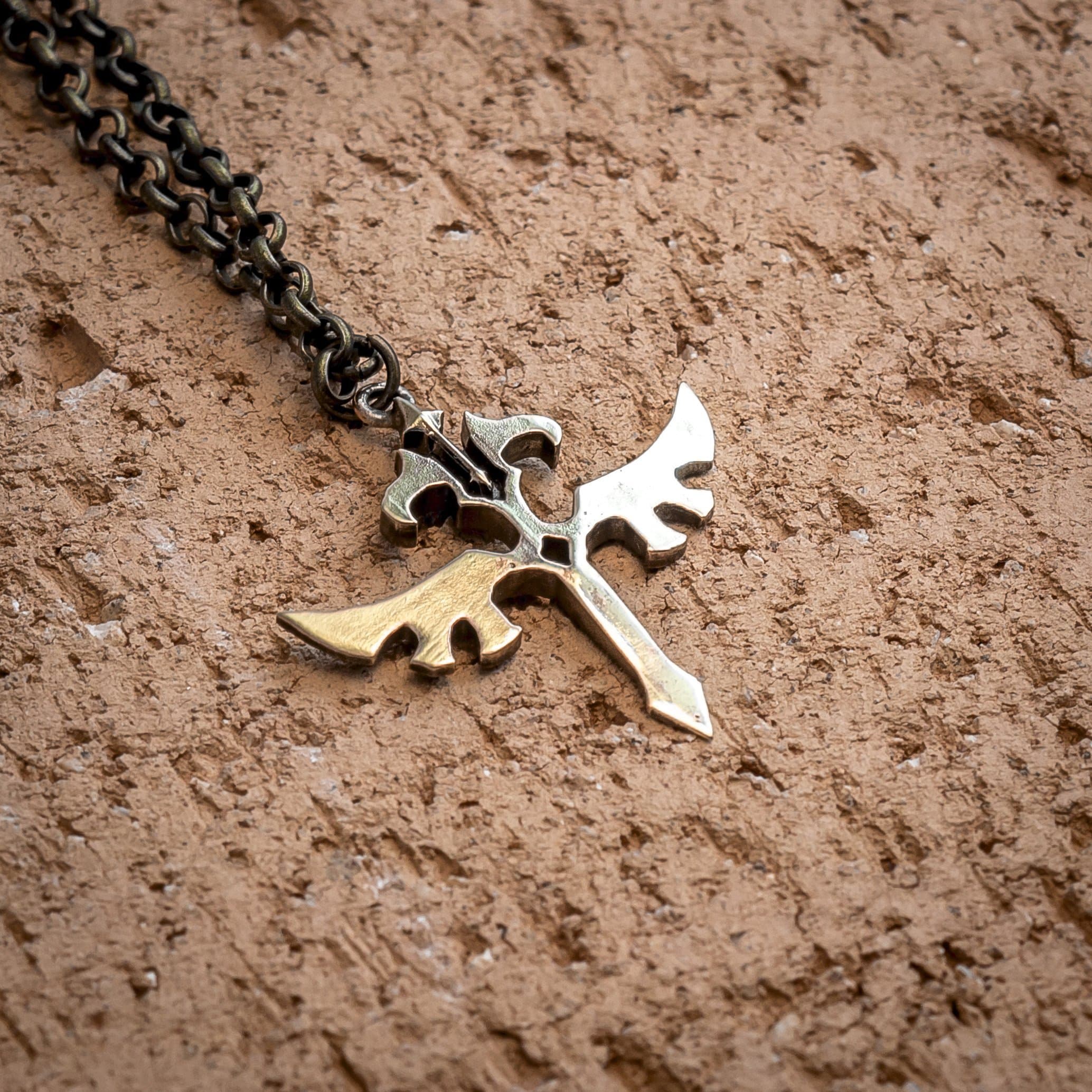 Code Geass Britannia Forces brass pendant