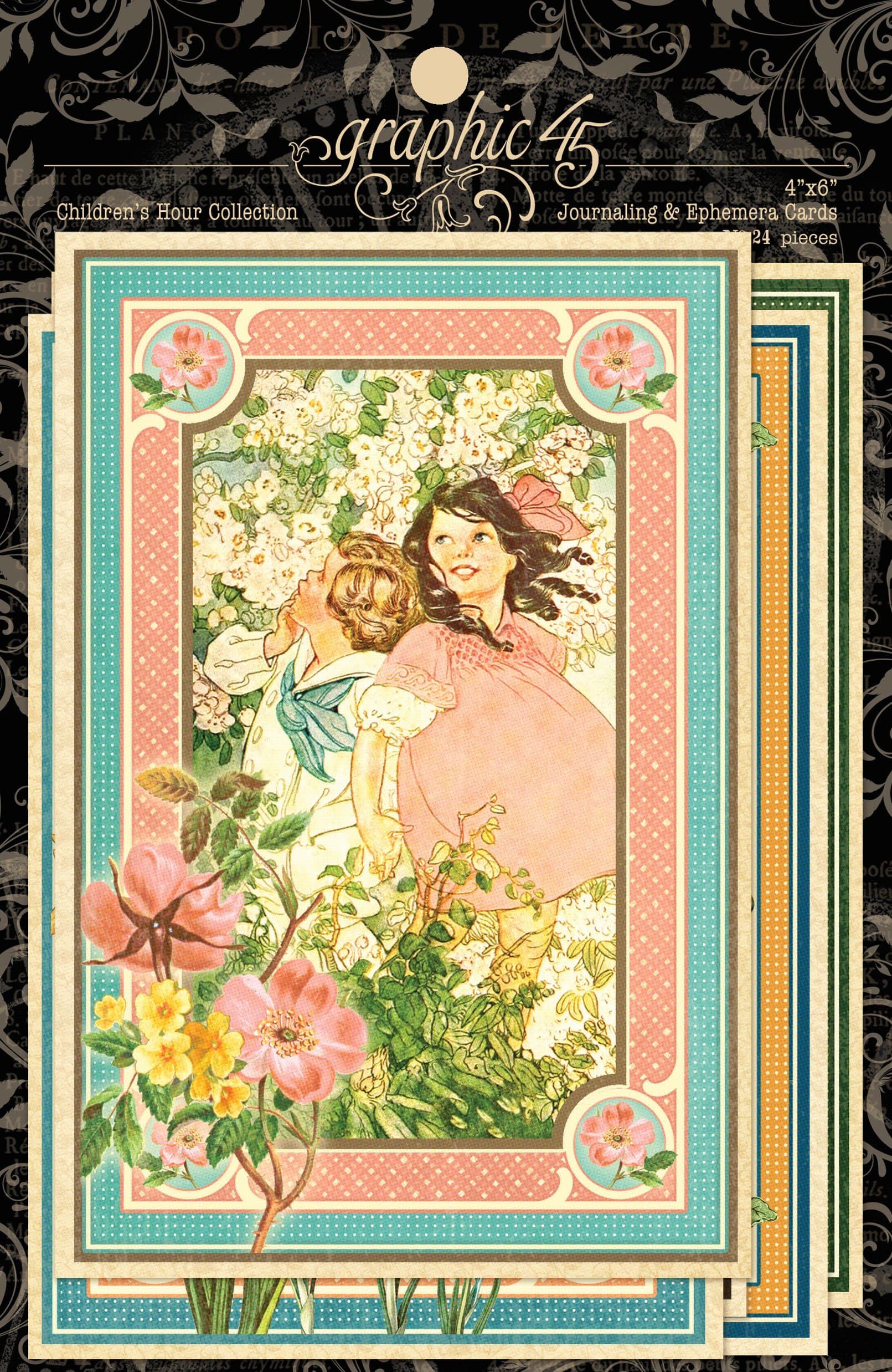 Graphic 45 Children's Hour Ephemera Cards